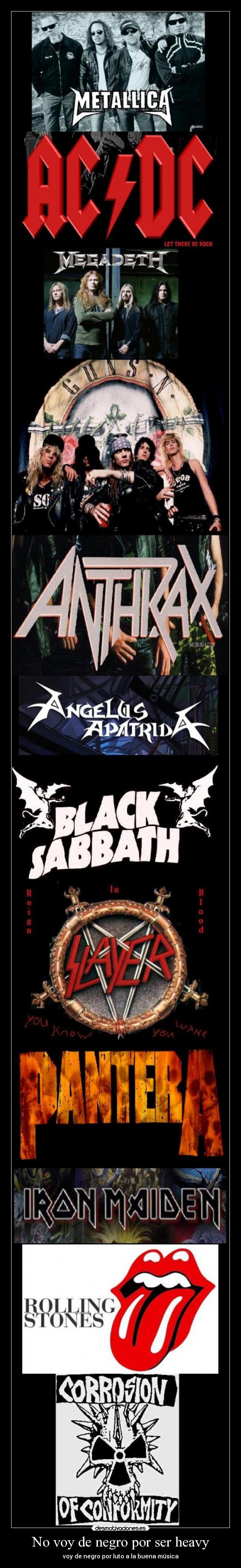 No voy de negro por ser heavy -