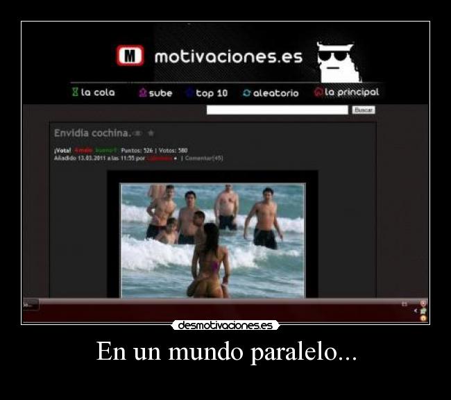 En un mundo paralelo... -