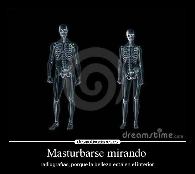 Masturbarse mirando -