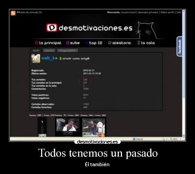 Todos tenemos un pasado -