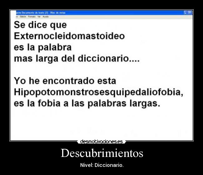 Descubrimientos - Nivel: Diccionario.