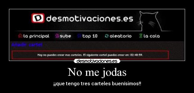 No me jodas - ¡¡que tengo tres carteles buenísimos!!