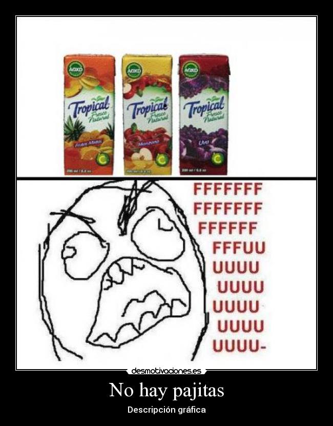 No hay pajitas -