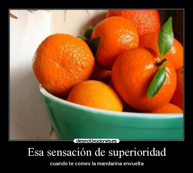 Esa sensación de superioridad - 
