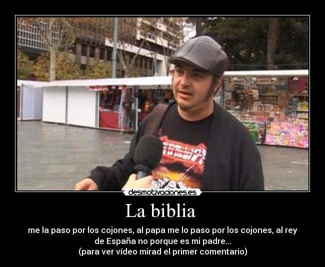 La biblia -