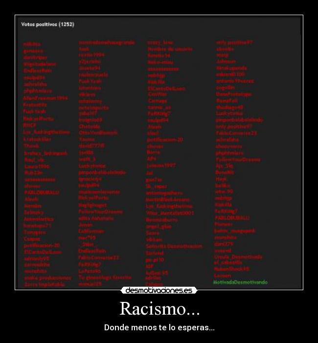 Racismo... - 