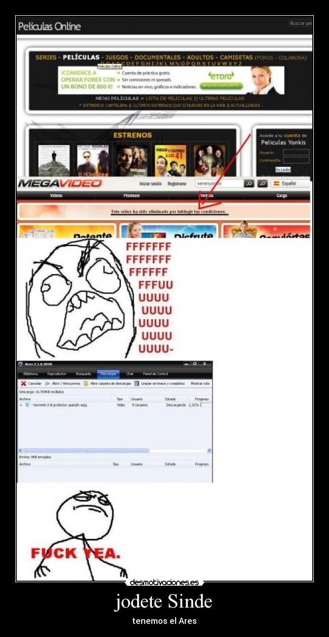 jodete Sinde - tenemos el Ares