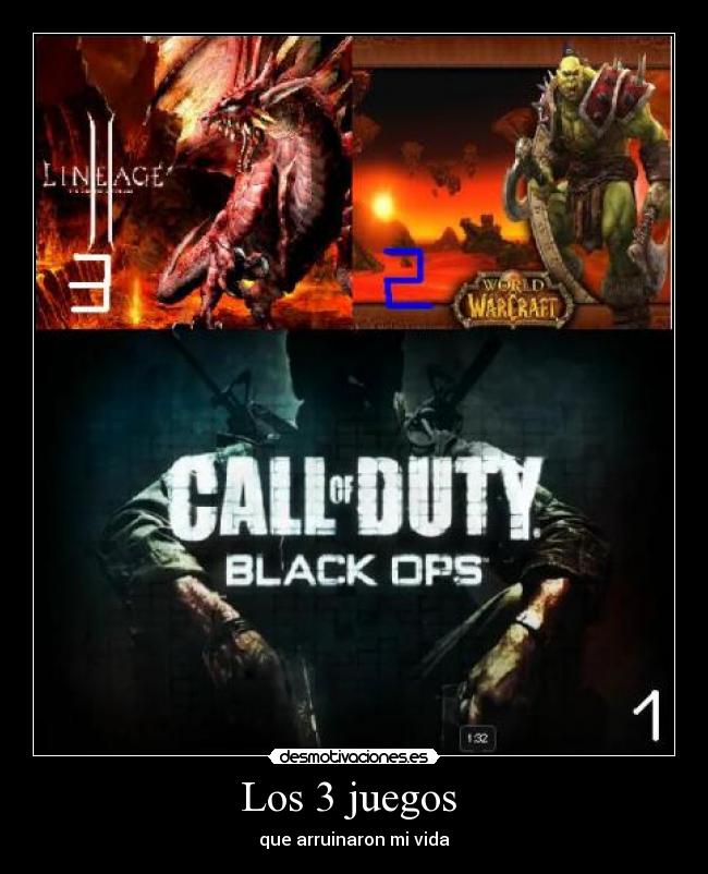 Los 3 juegos - que arruinaron mi vida