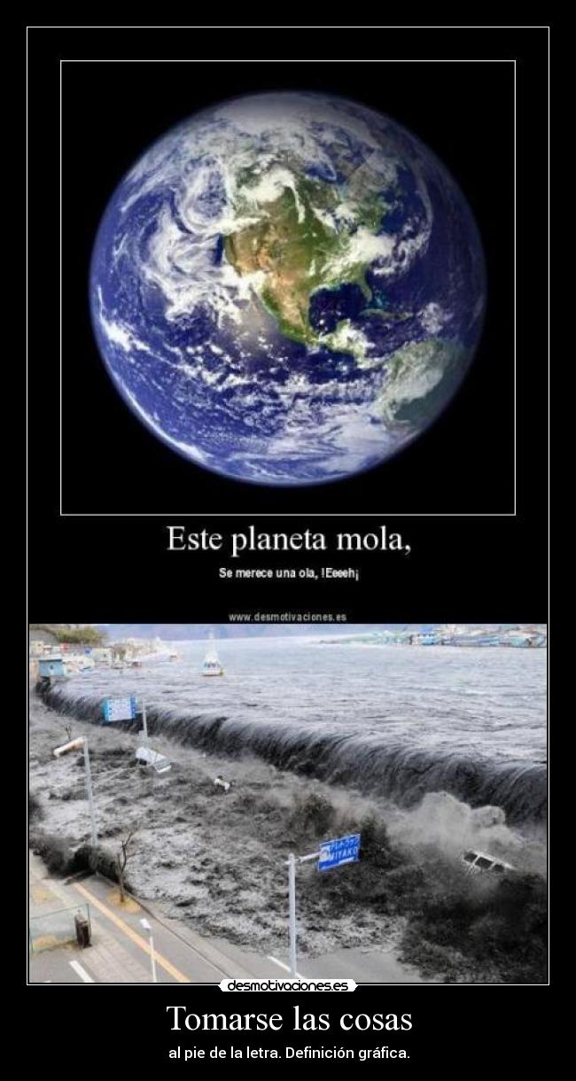 carteles tsunami desmotivaciones