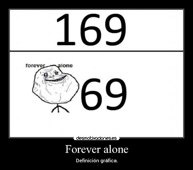 Forever alone - Definición gráfica.
