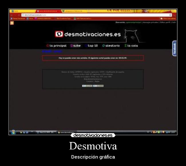 Desmotiva - Descripción gráfica