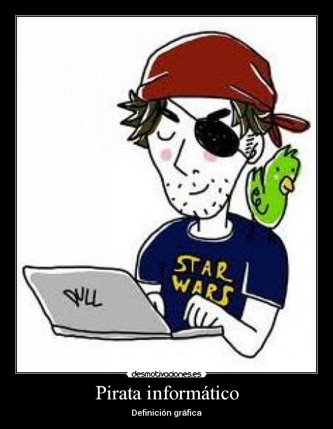 Pirata informático - Definición gráfica
