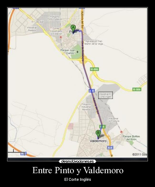 Entre Pinto y Valdemoro - El Corte Inglés