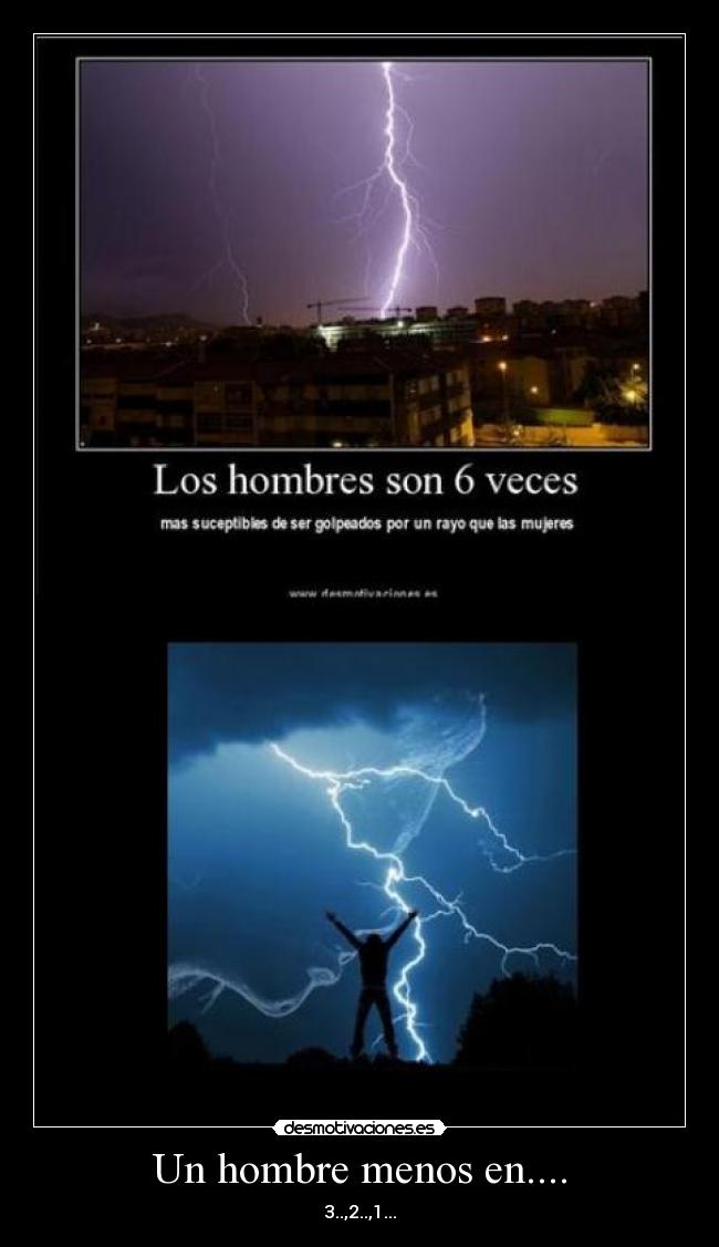 Un hombre menos en.... -