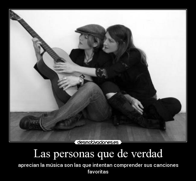 Las personas que de verdad -