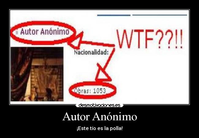 Autor Anónimo -