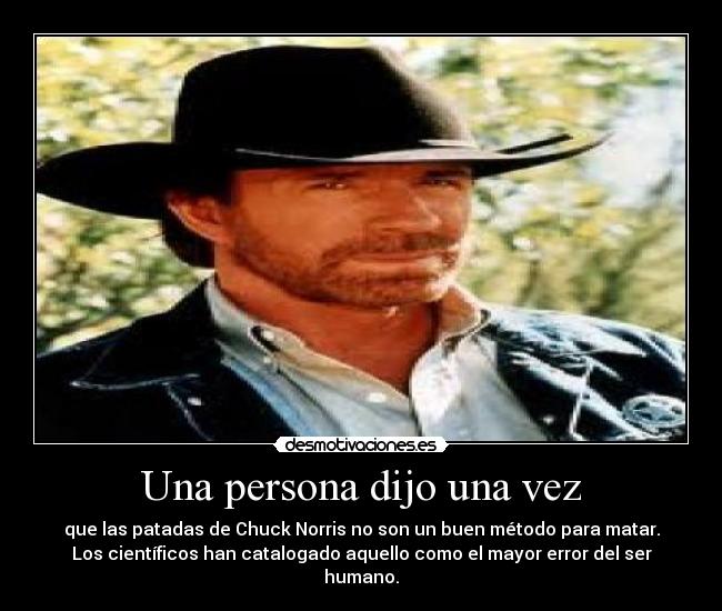 Una persona dijo una vez - 