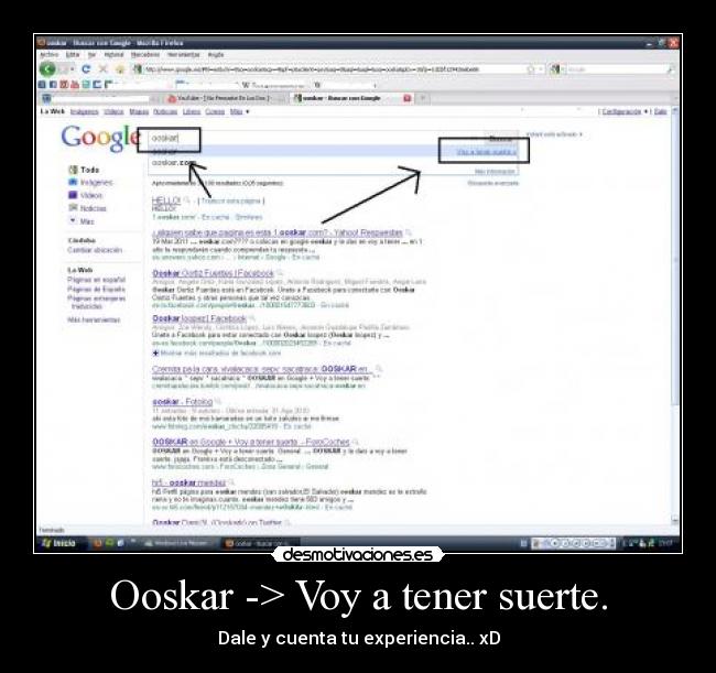 Ooskar -> Voy a tener suerte. - Dale y cuenta tu experiencia.. xD