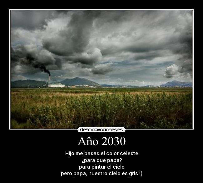 carteles ano 2030 desmotivaciones