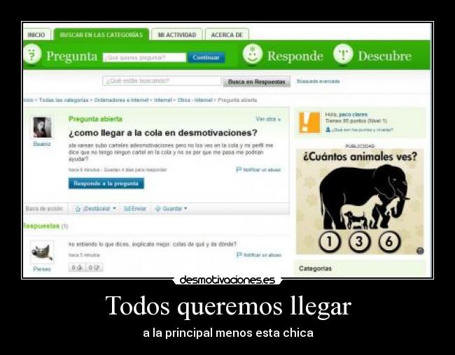 Todos queremos llegar - 