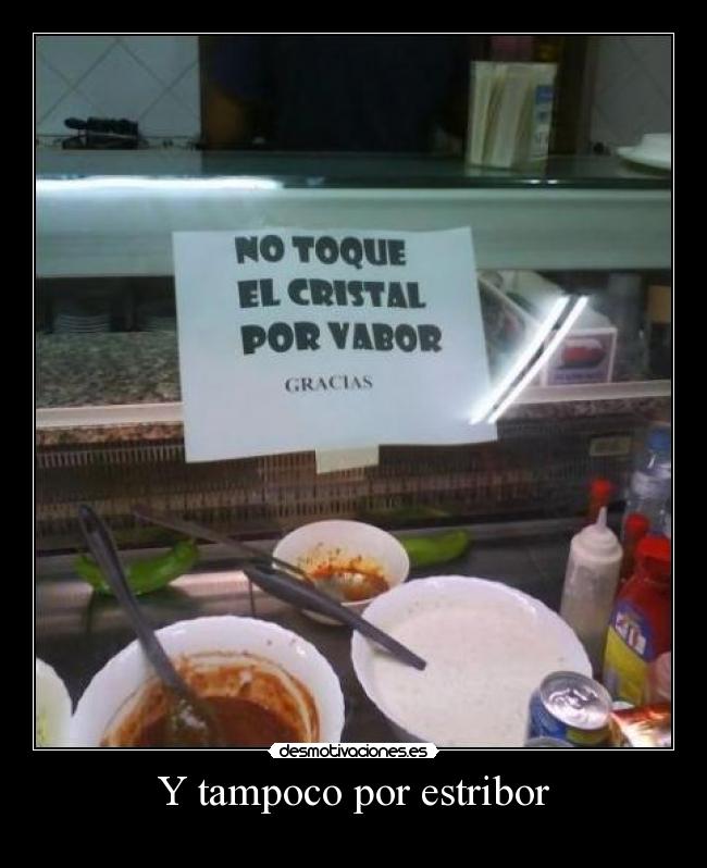 Y tampoco por estribor -