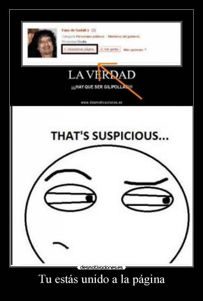 Tu estás unido a la página -