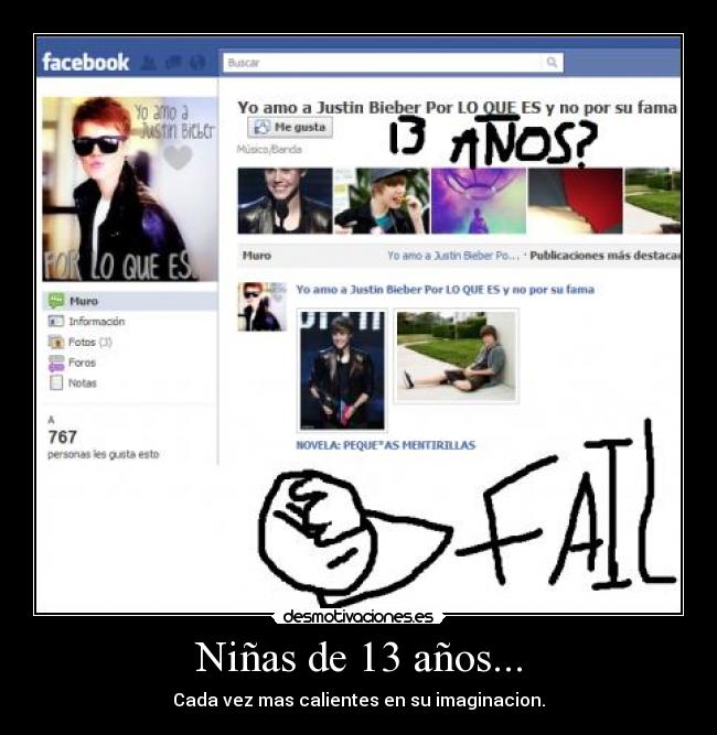 Niñas de 13 años... -