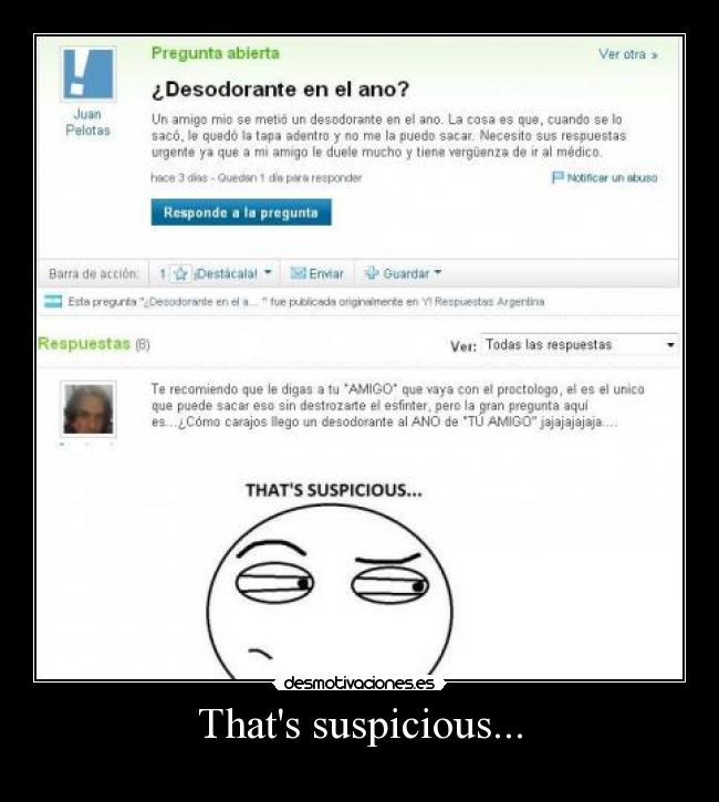Thats suspicious... -