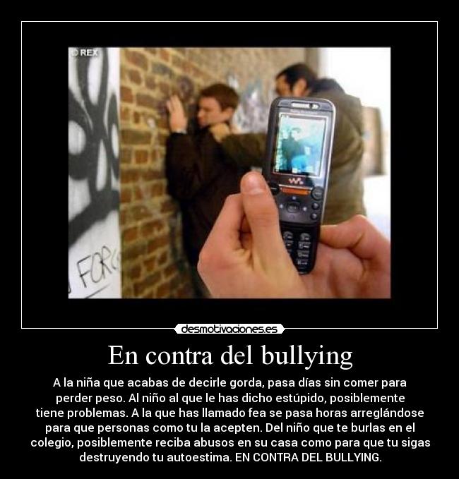 En contra del bullying -