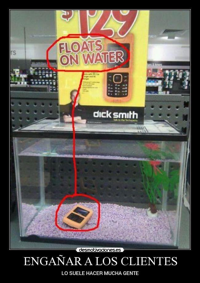 ENGAÑAR A LOS CLIENTES - 