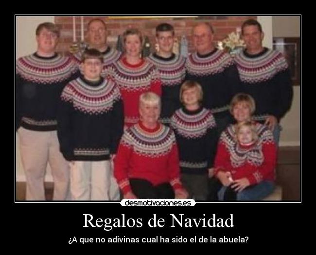 Regalos de Navidad - ¿A que no adivinas cual ha sido el de la abuela?
