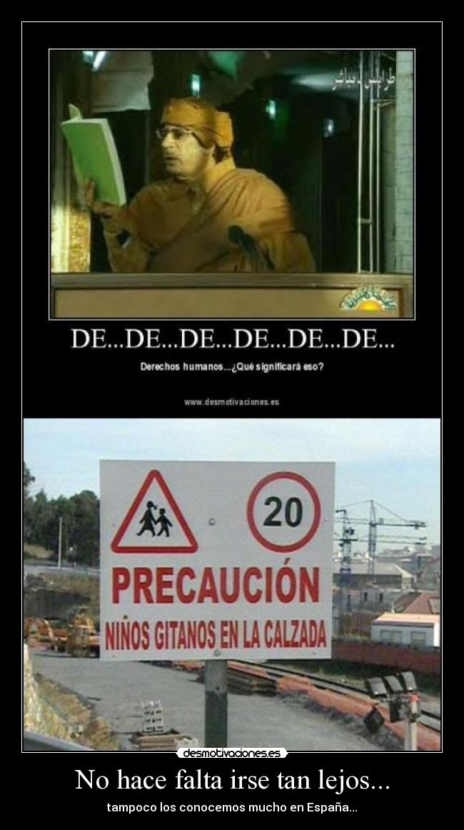 No hace falta irse tan lejos... - tampoco los conocemos mucho en España...