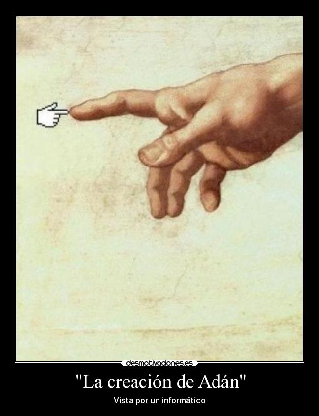 La creación de Adán -
