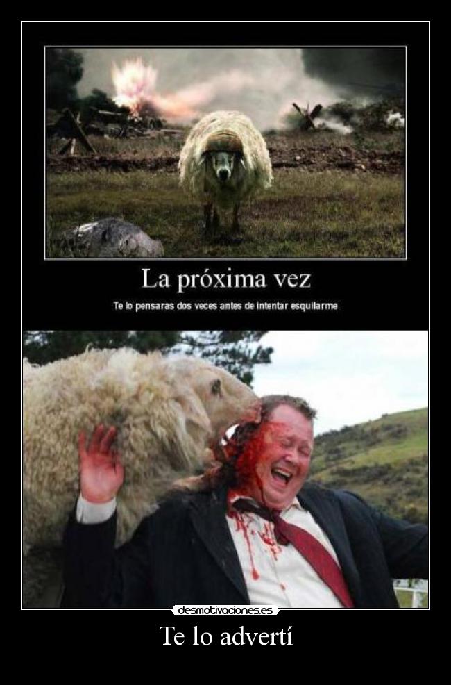 Te lo advertí - 