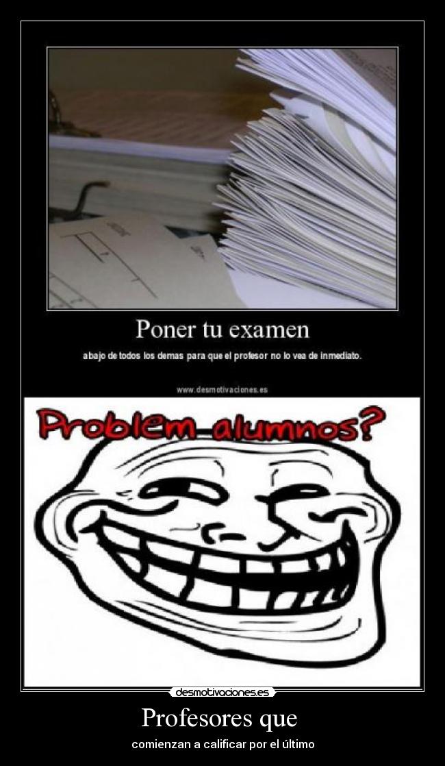Profesores que -