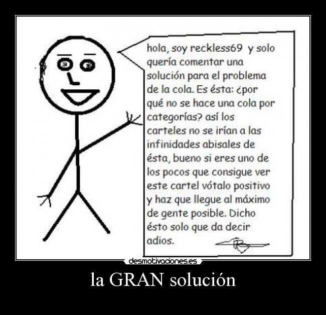 la GRAN solución - 