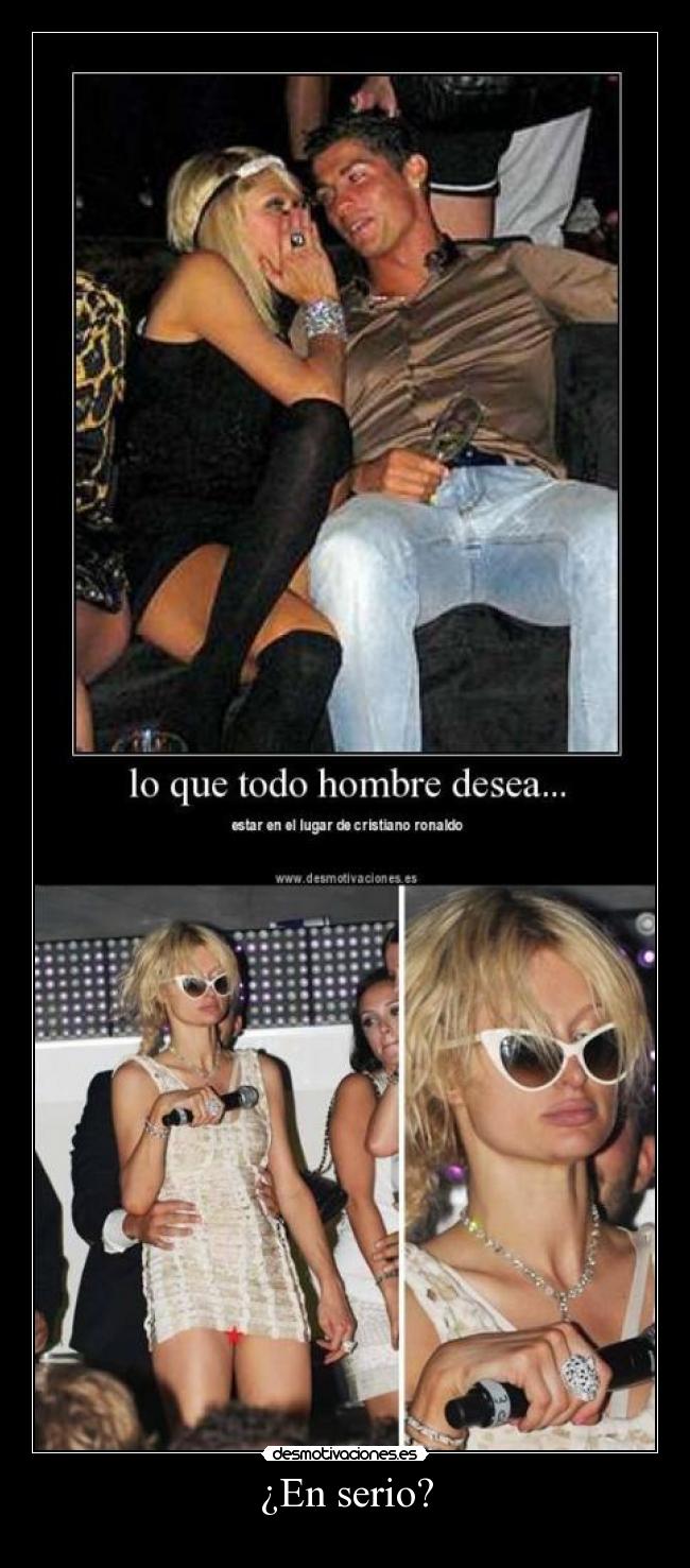 ¿En serio? -