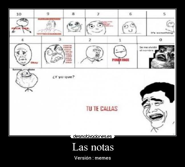 Las notas -