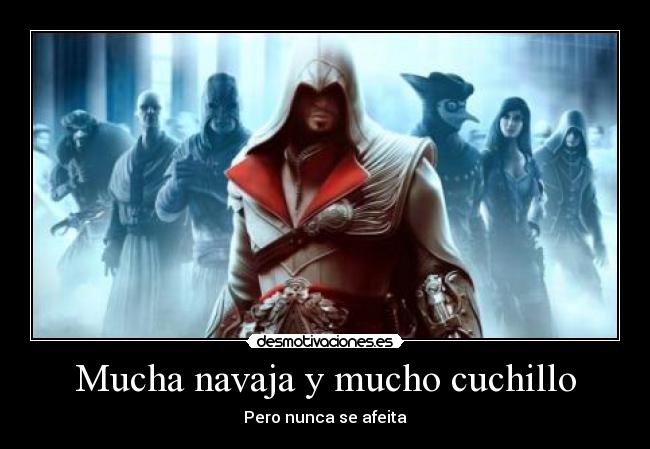 Mucha navaja y mucho cuchillo -