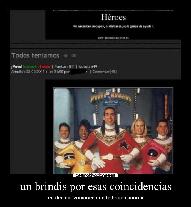 un brindis por esas coincidencias - en desmotivaciones que te hacen sonreir