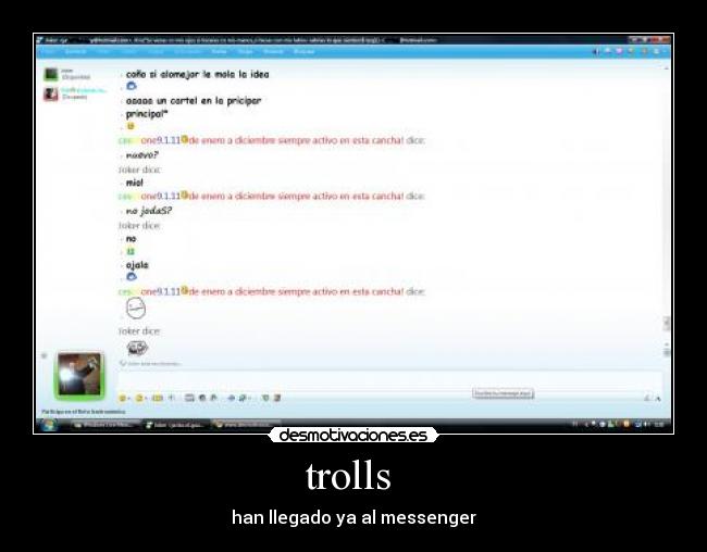 trolls - han llegado ya al messenger