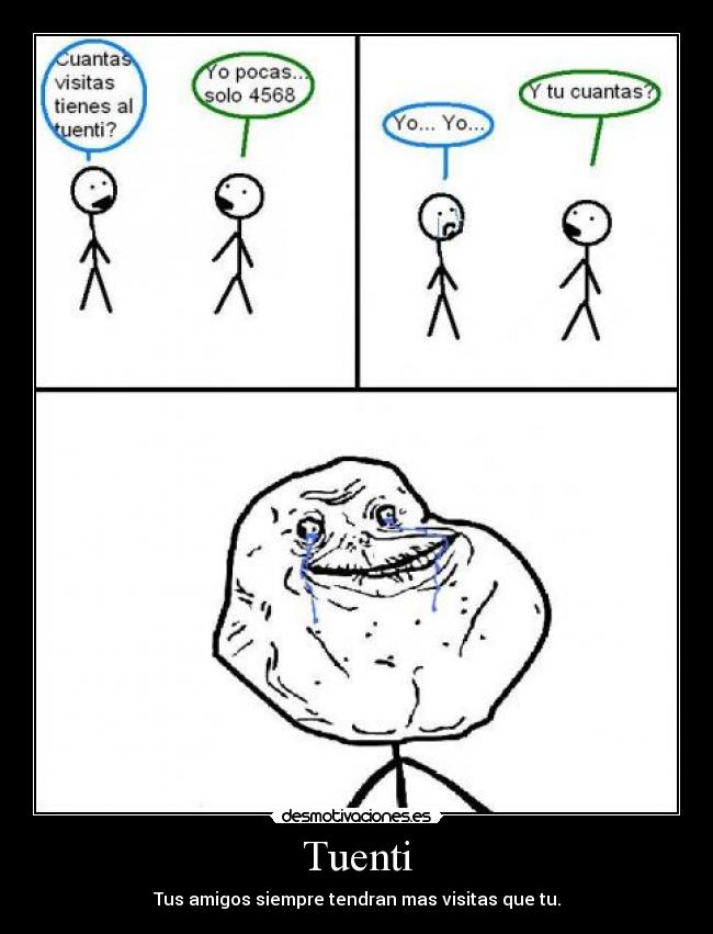 Tuenti - Tus amigos siempre tendran mas visitas que tu.