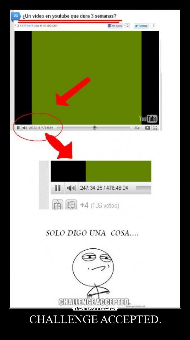 CHALLENGE ACCEPTED. -