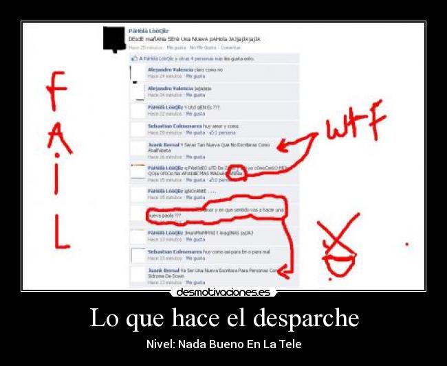 carteles que hace desparche desmotivaciones