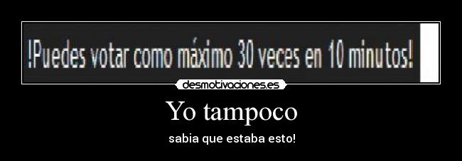 Yo tampoco - 
