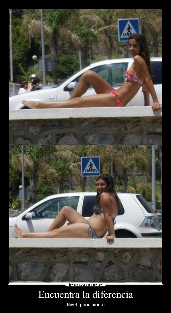 Encuentra la diferencia - Nivel : principiante