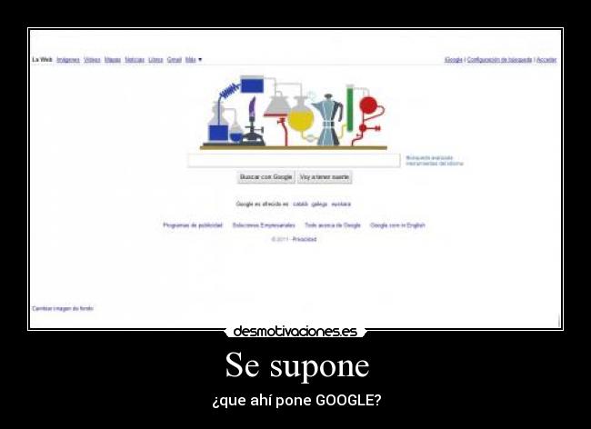 Se supone - ¿que ahí pone GOOGLE?