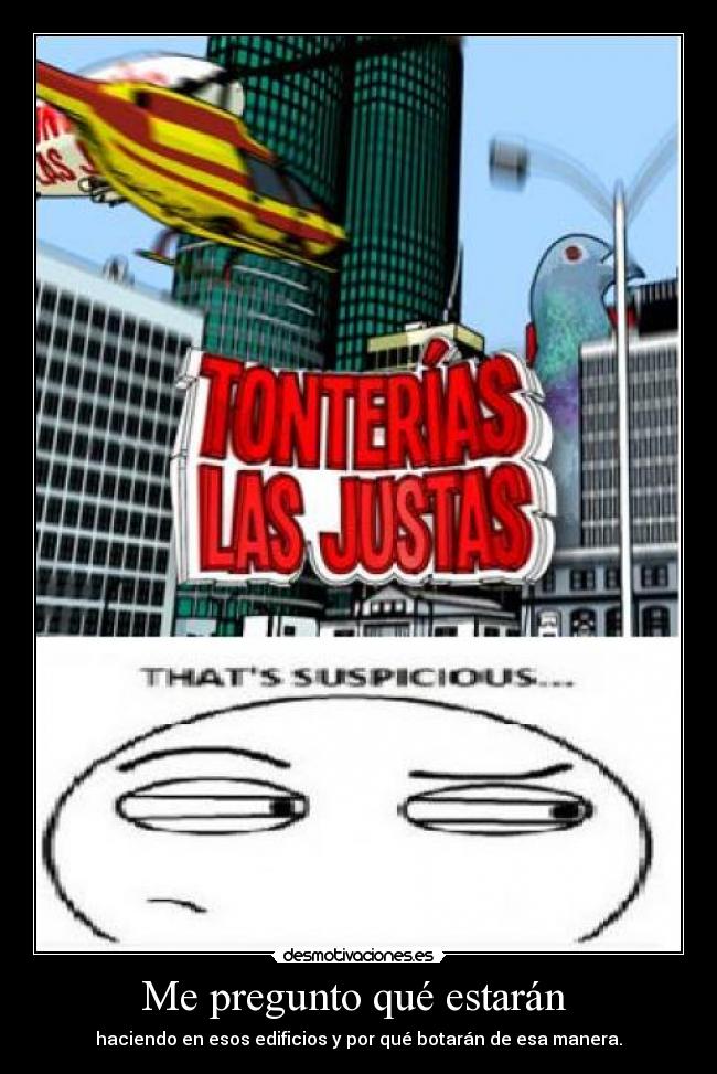 Me pregunto qué estarán -