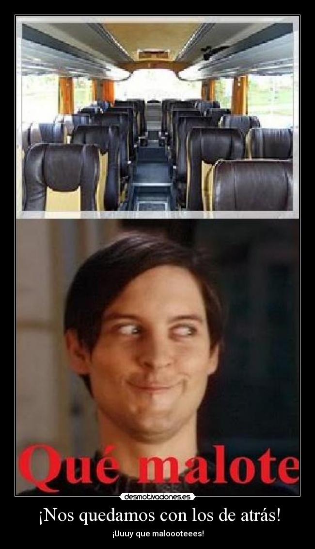 ¡Nos quedamos con los de atrás! -