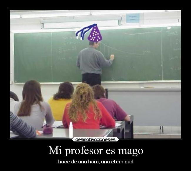 Mi profesor es mago -